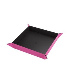 Gamegenic Magnetic Dice Tray Square Black/Pink